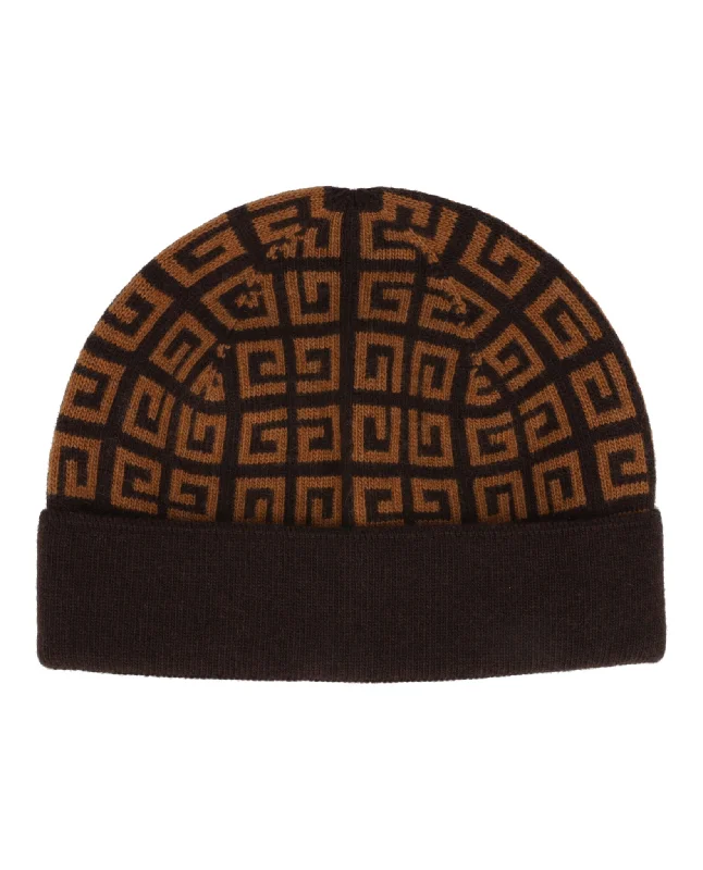 Knit Double Face Beanie