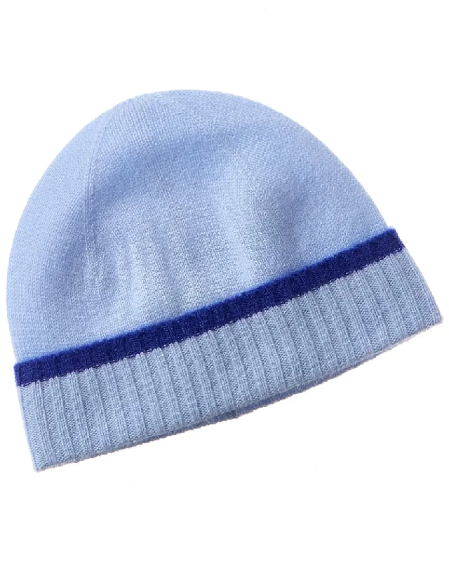 Phenix Jersey Tipped Cuffed Cashmere Hat