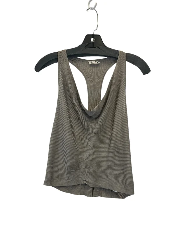 Top Sleeveless By Free People In Taupe, Size: M