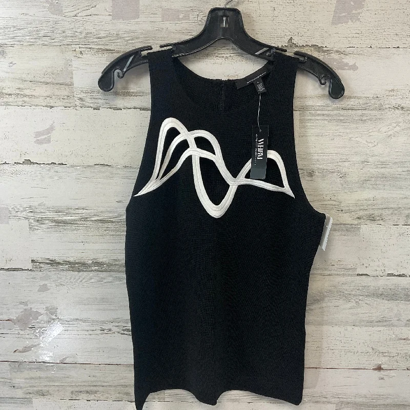 Top Sleeveless By White House Black Market In Black & White, Size: L