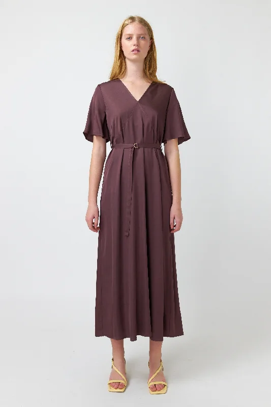 Kate Sylvester Cleo Dress - Aubergine