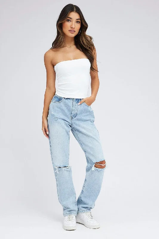 Denim Dad Jean High Rise