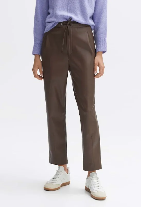 Majella Faux Leather Trousers