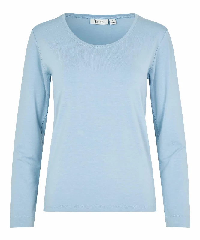 1008550 MaCreama Top - Blue Fog