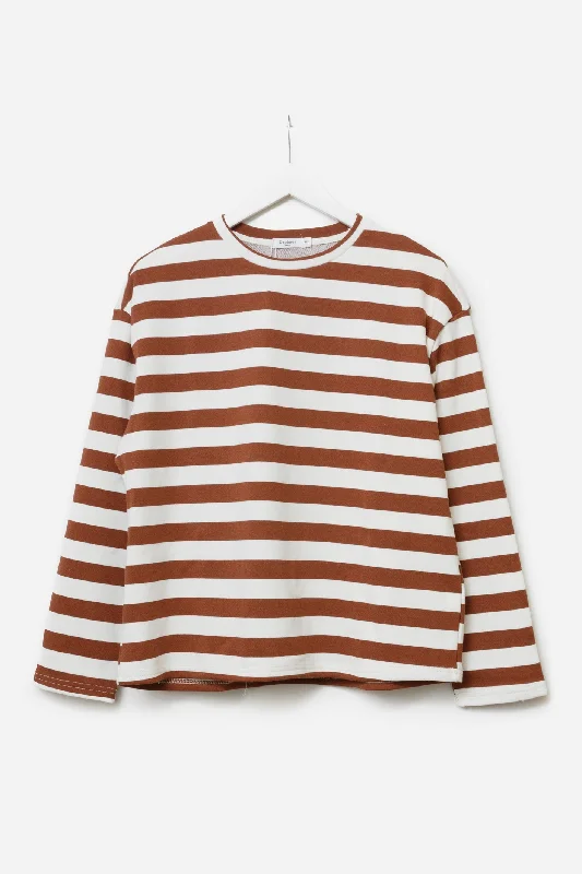 Basile Top Caramel Stripes