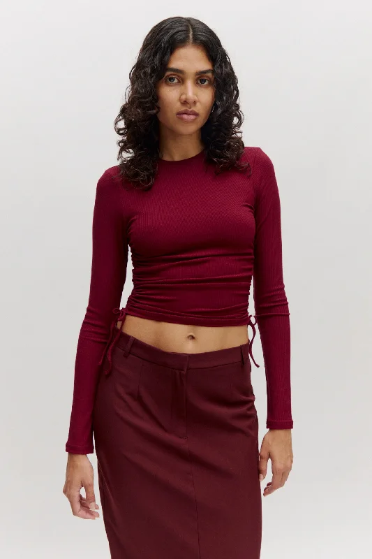 Zilly Longsleeve Top Zinfandel