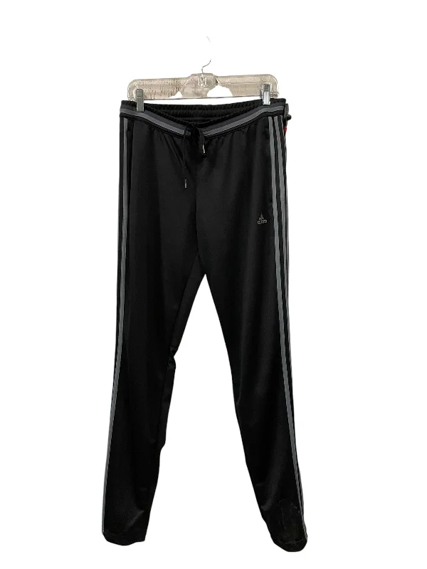 ATHLETIC PANTS ADIDAS in BLACK, Size: M