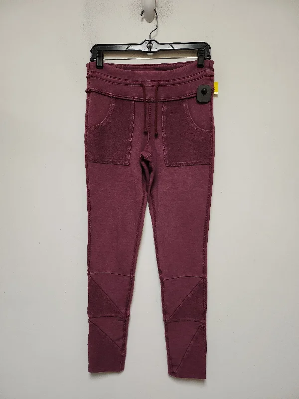 Athletic Pants By Free People In Red, Size: M