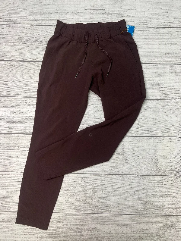 Athletic Pants By Lululemon In Brown, Size: 2