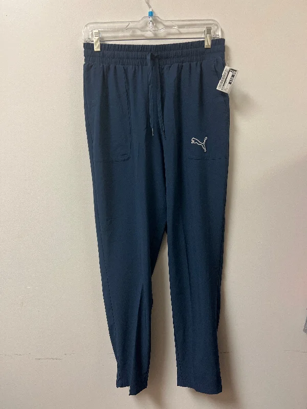 Athletic Pants By Puma In Navy, Size: S