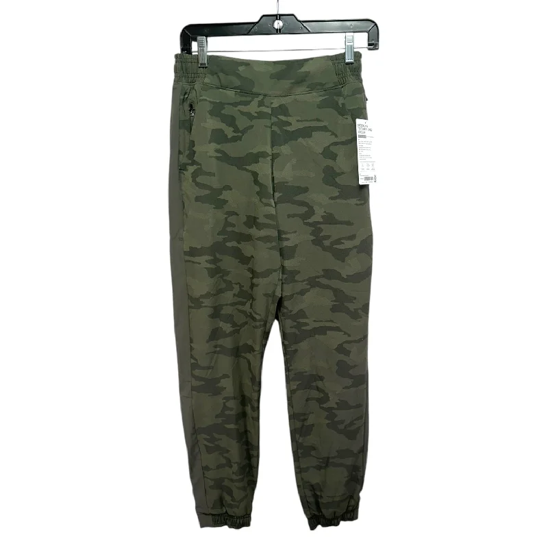 Brooklyn Textured Lined Jogger Athletic Pants By Athleta In Camouflage Print, Size: 4