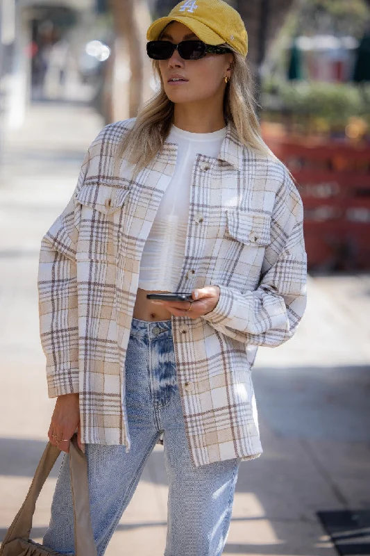 Oversized Pocket Placket Shacket