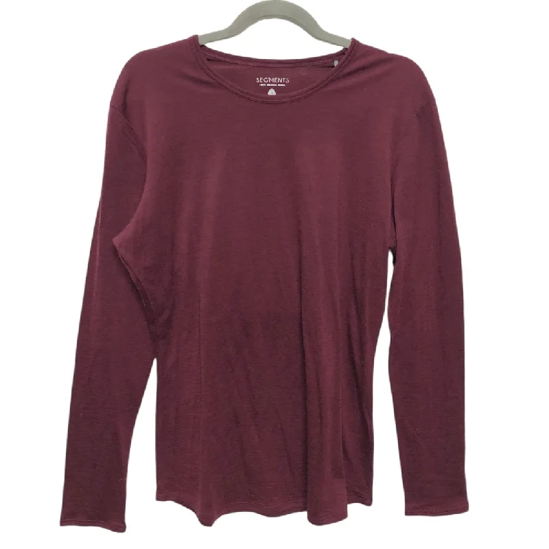 Top Long Sleeve Basic By Clothes Mentor In Red, Size: L