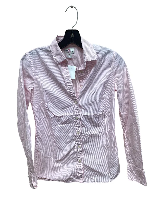 Top Long Sleeve By J. Crew In Pink, Size: Xxs