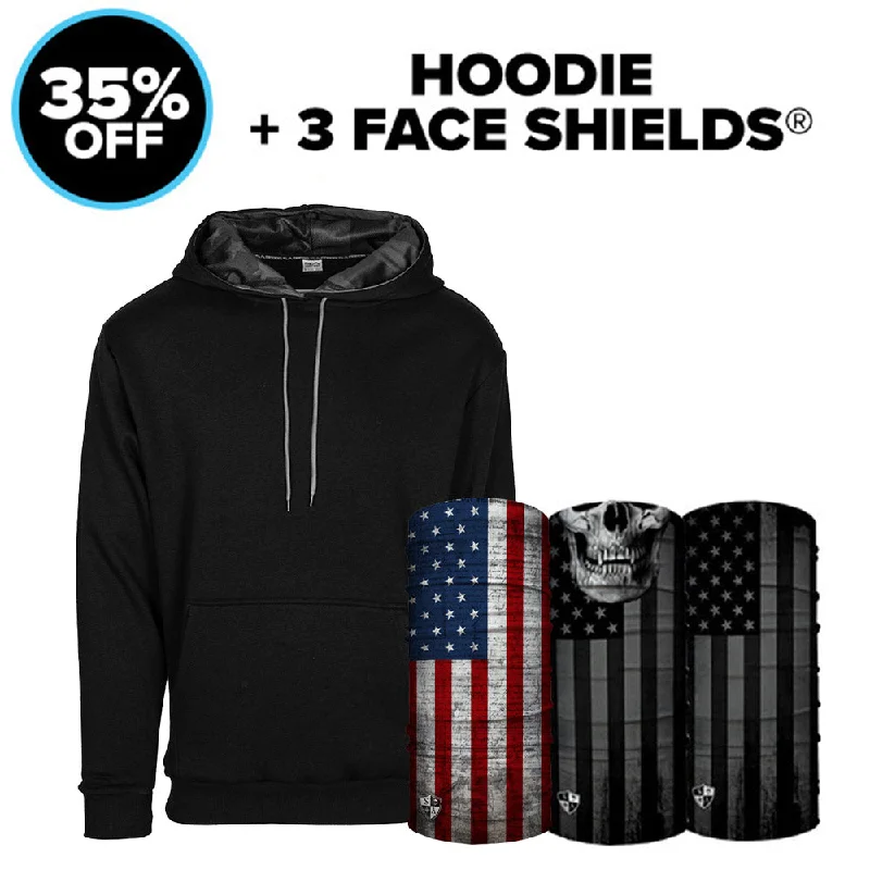 Hoodie + 3 Face Shields®