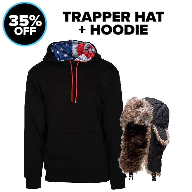 Hoodie + Trapper Hat