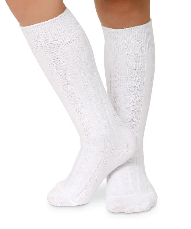 Cable Knee Hi Sock - 1625