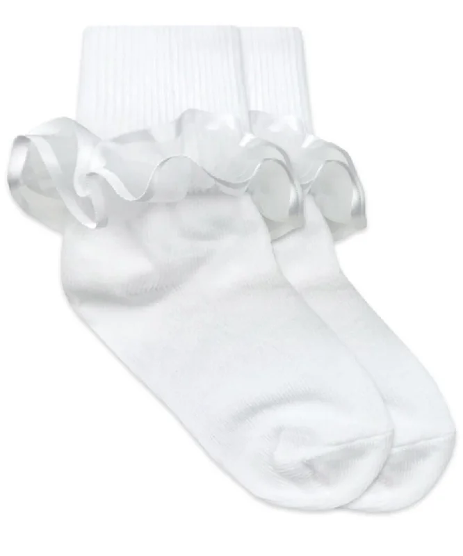 Frilly Ruffle Lace Sock - 2177