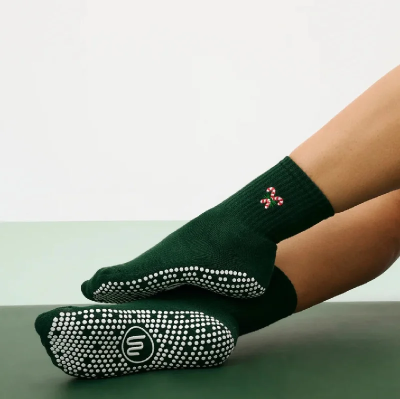 Crew Grip Socks - Peppermint (Barre / Pilates)