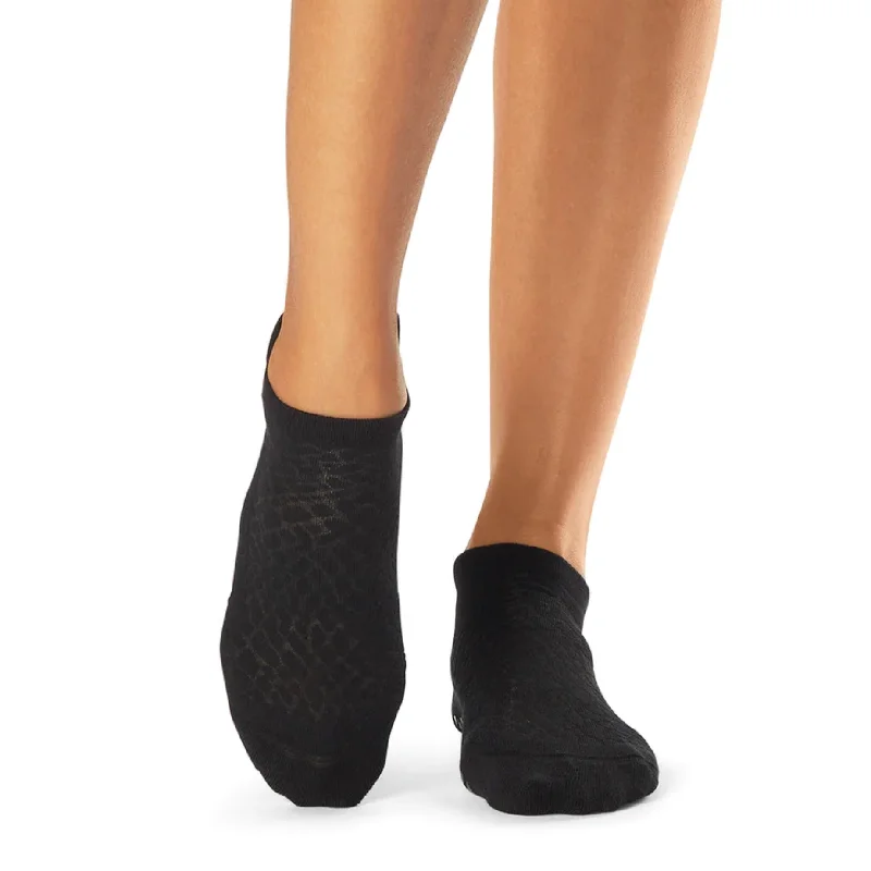 Savvy Grip Socks - Ebony Reptile (Pilates / Barre)