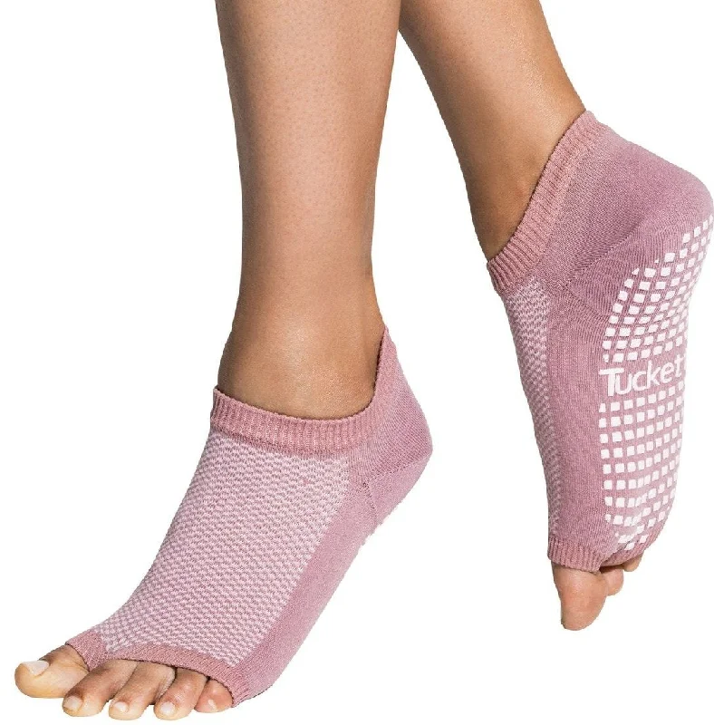 Flow Grip Socks - Mauve Pique (Barre / Pilates)